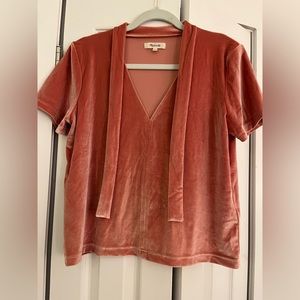 Madewell velvet top